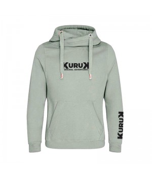 Sweat Femme à Capuche Epais Kuruk - Modèle MJ - Gris Chiné