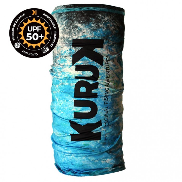 Tour de cou Kuruk - Ultra Soft - Blue GT - Protection Soleil et Froid