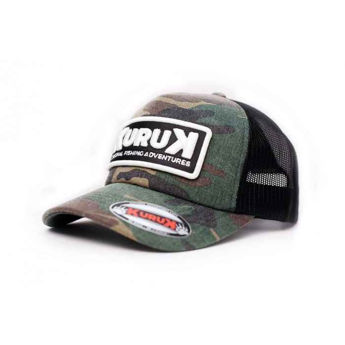 Casquette Trucker Kuruk - Réglage Snapback - Camouflage Gris