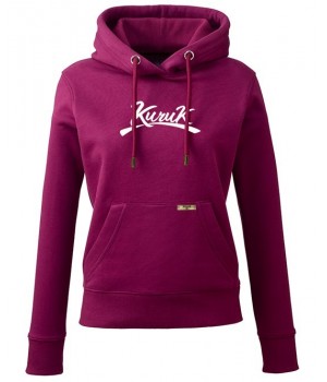 Sweat Femme à Capuche Epais Kuruk - Modèle MJ - Rose