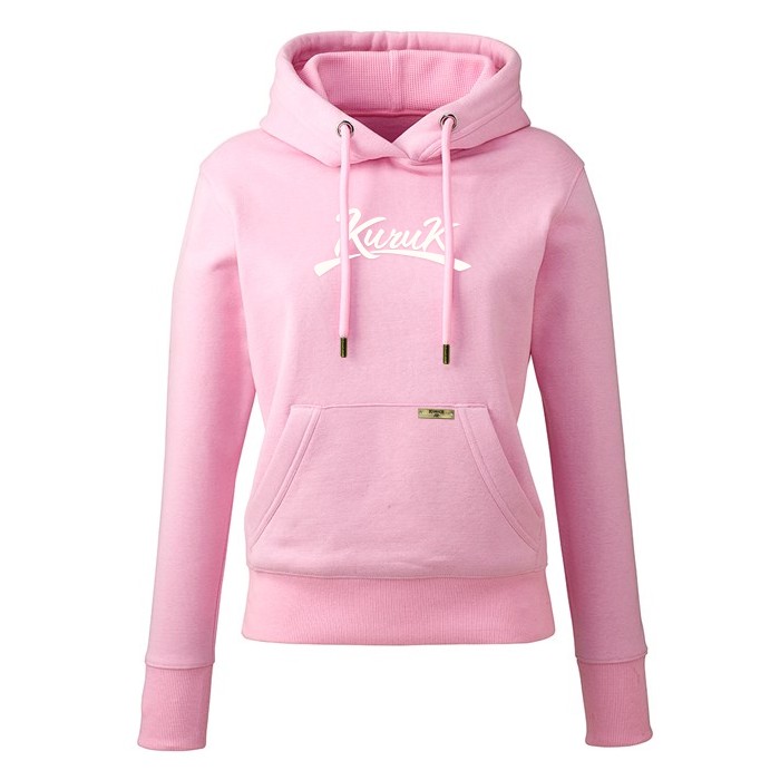 Sweat Femme à Capuche Epais Kuruk - Modèle MJ - Rose